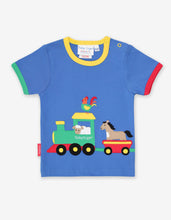 Load image into Gallery viewer, Animal Train Applique SS T-Shirt
