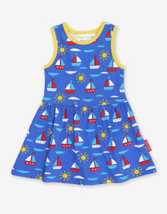 Boat Print Summer Dress