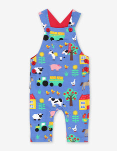 Farm Print Dungarees