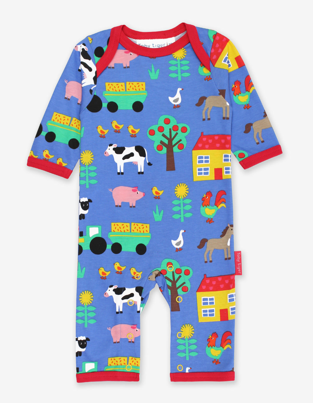 Farm Print Sleepsuit