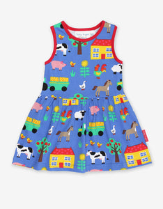 Farm Print Summer Dress