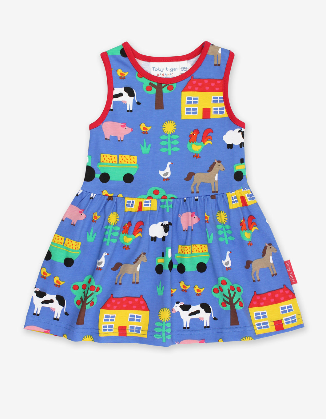 Farm Print Summer Dress