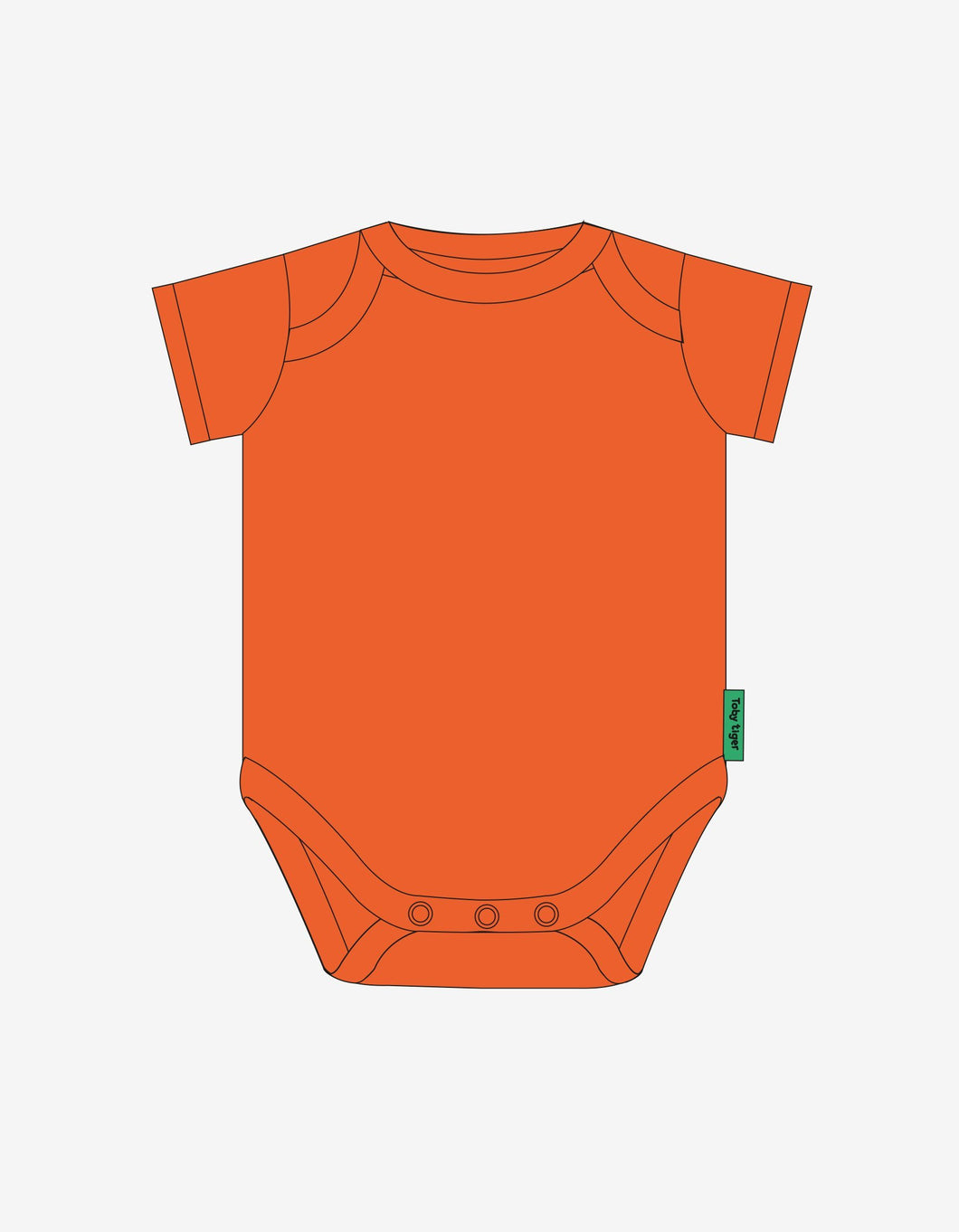 Orange SS Bodysuit