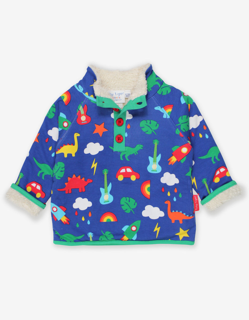 Playtime Mix-Up Print Cosy Fleece Sweatshirt