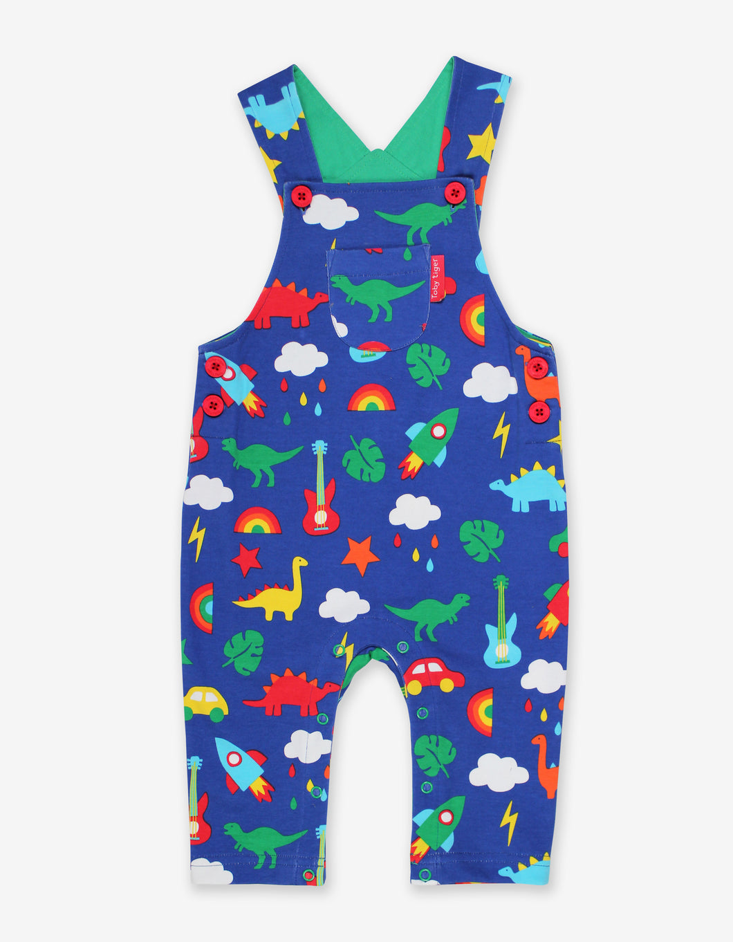 Playtime Mix-Up Print Dungarees