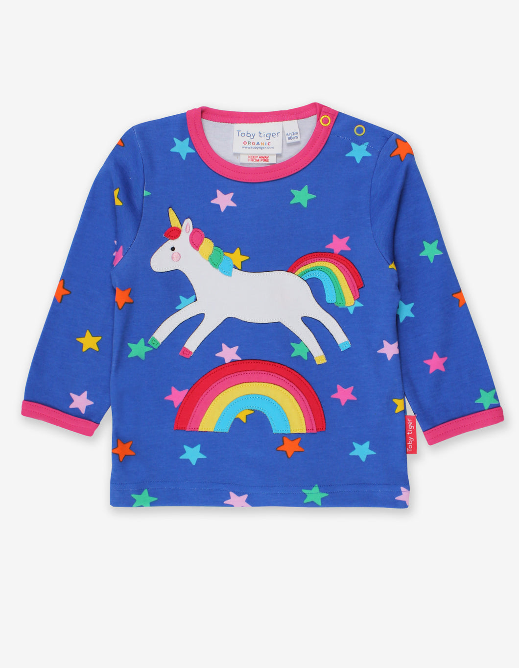 Rainbow Unicorn Appliqué Top