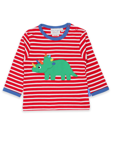 Triceratops Applique LS Top
