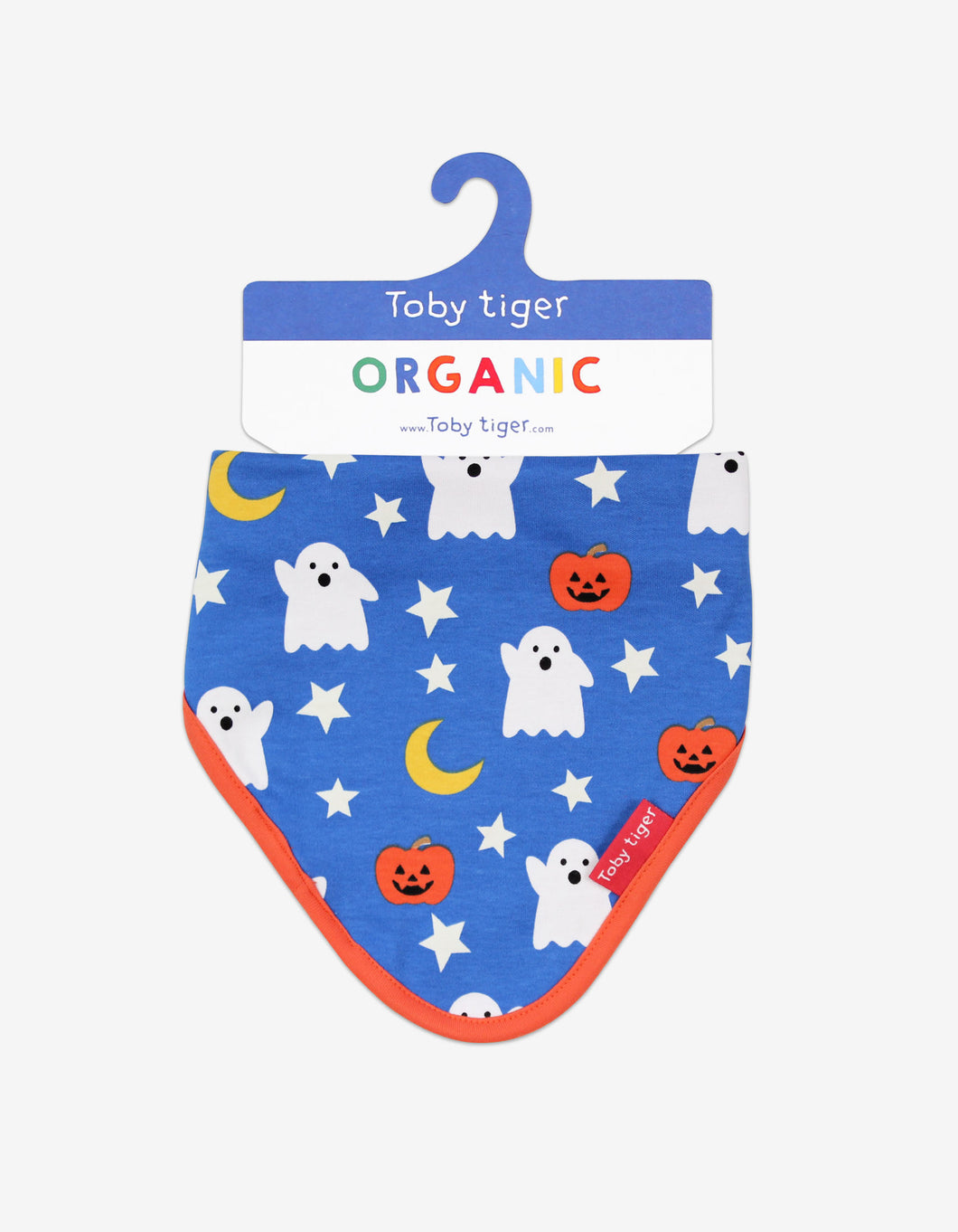 Halloween Ghost Print Dribble Bib