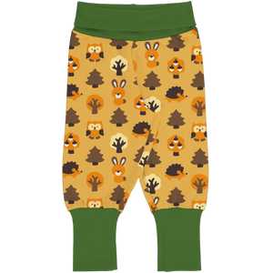 Yellow Forest Rib Pants