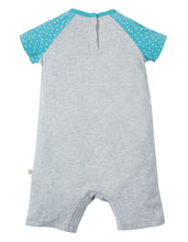 Load image into Gallery viewer, Smiley Summer Romper- Grey Marl/Pony
