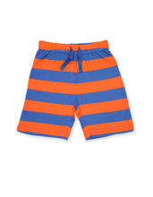 Load image into Gallery viewer, Orange and Blue Stripe Shorts
