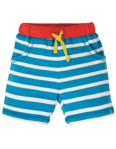 Little Stripy Shorts - Motosu Blue Stripe