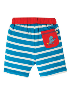 Little Stripy Shorts - Motosu Blue Stripe