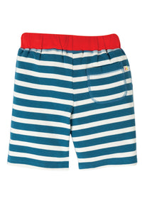 Stripy Shorts - Steely Blue Stripe