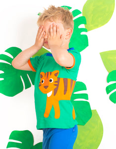 Tiger Applique T-Shirt