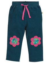 Load image into Gallery viewer, Little Cord Patch Trousers - Space Blue/Flower
