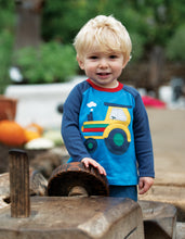Load image into Gallery viewer, Henry Raglan Top - Sail Blue/Tractor
