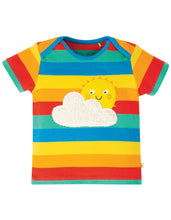 Load image into Gallery viewer, Bobster Applique Top - Rainbow Multi Stripe/Sun
