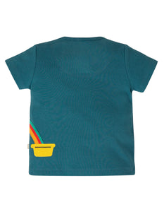 Scout Applique Top - Steely Blue/Truck