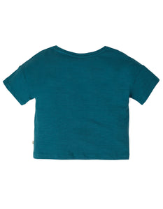Myla T-Shirt - Steely Blue/Flower
