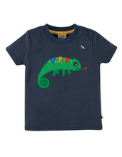 Load image into Gallery viewer, Scout Applique Top - Indigo/Chameleon
