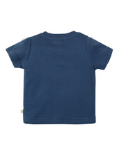 Load image into Gallery viewer, Little Creature Applique Top - Marine Blue/Tractor
