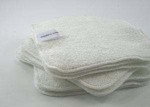 Bamboo Cotton Terry Wipes 12pk