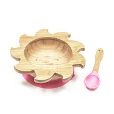 Baby Bamboo Weaning Bowl and Spoon Set - You Are My Sunshine