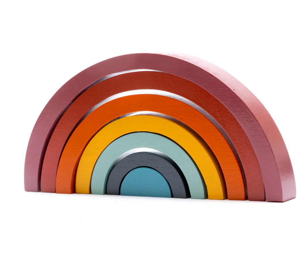 Fair trade Handmade Wooden Rainbow - Contemporary