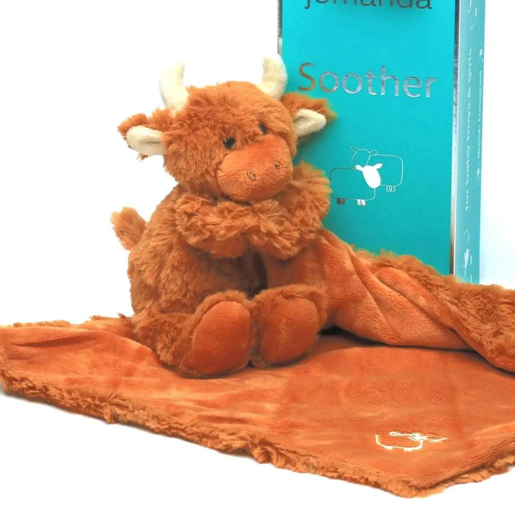 Scottish Highland Cow Toy Soother