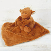 Load image into Gallery viewer, Scottish Highland Cow Toy Soother
