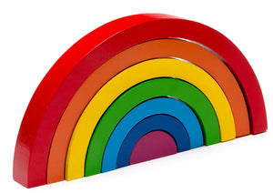 Fair trade Handmade Wooden Rainbow