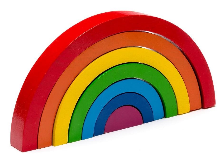 Fair trade Handmade Wooden Rainbow
