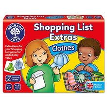 Load image into Gallery viewer, Shopping List Extras - Clothes
