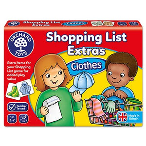 Shopping List Extras - Clothes