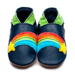 Rainbow Star Navy Shoes