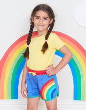 Load image into Gallery viewer, Rainbow Applique Running Shorts
