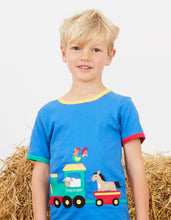 Load image into Gallery viewer, Animal Train Applique SS T-Shirt
