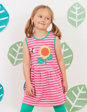 Load image into Gallery viewer, Sunflower Applique Summer Dress
